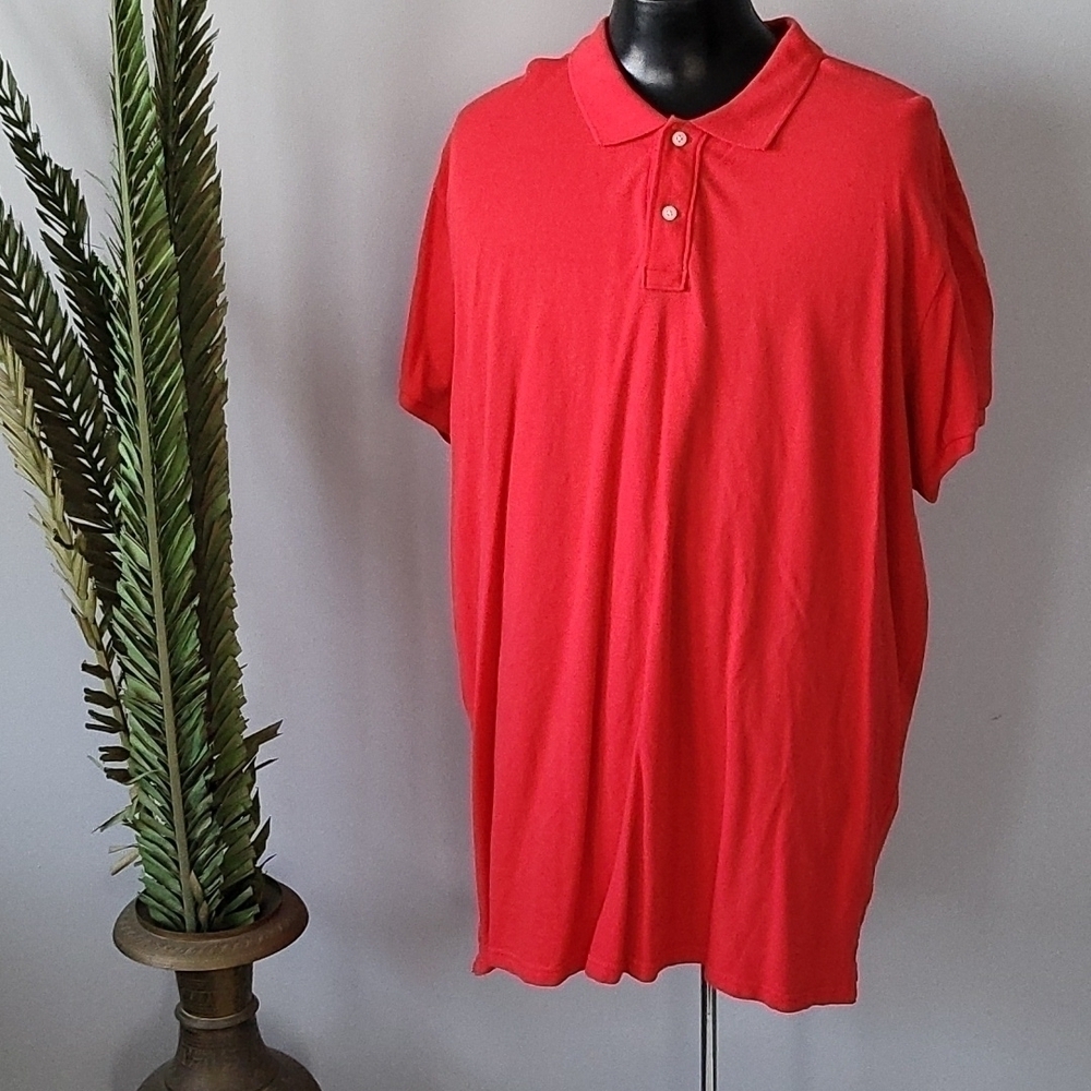 Old Navy red 2 button short sleeve polo shirt